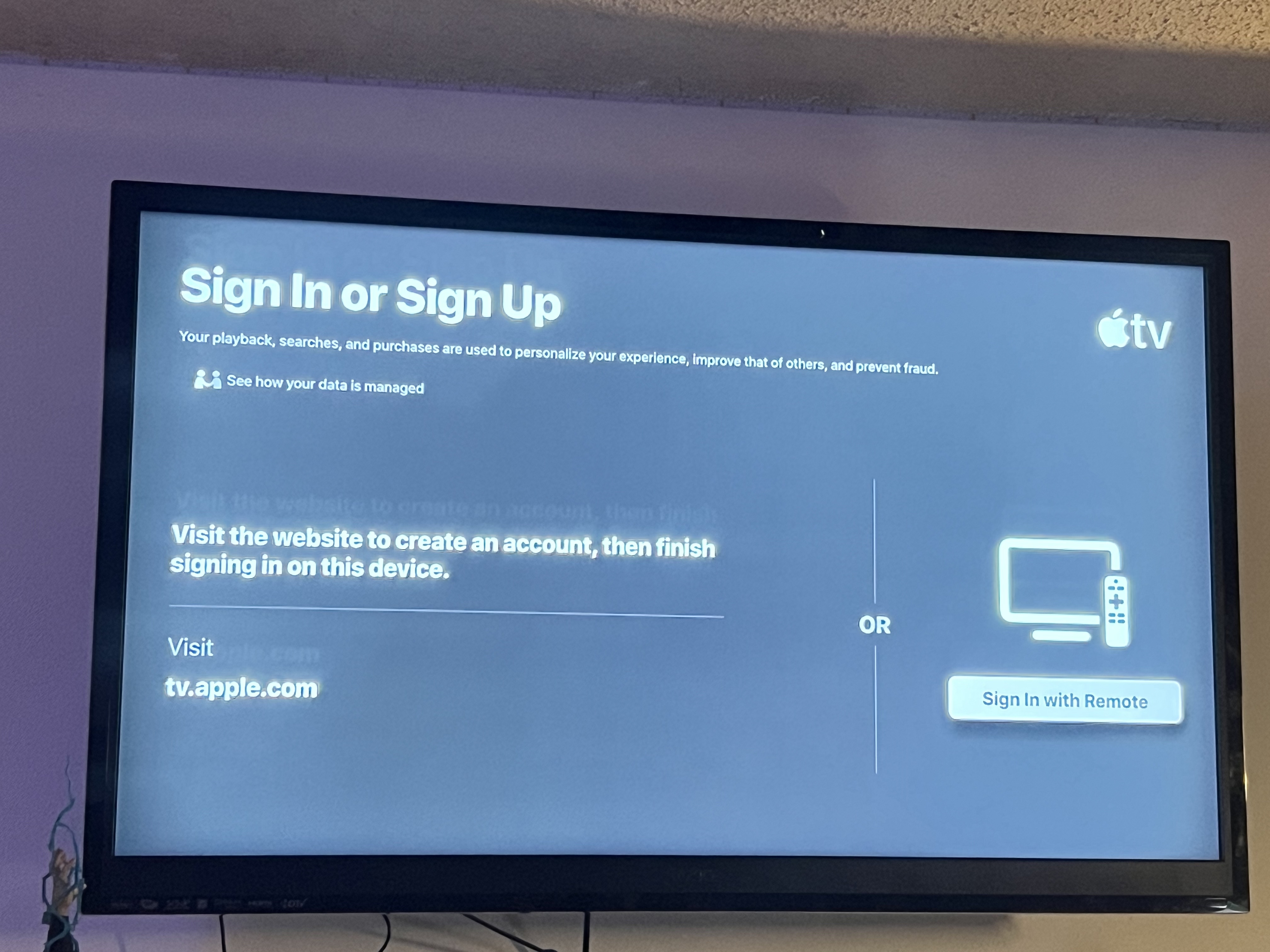 Solved: Apple TV won't sign in - gives "Verification Faile... - Roku