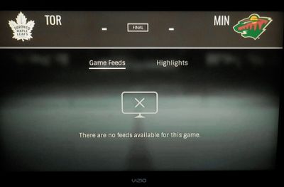 NHL App on Roku