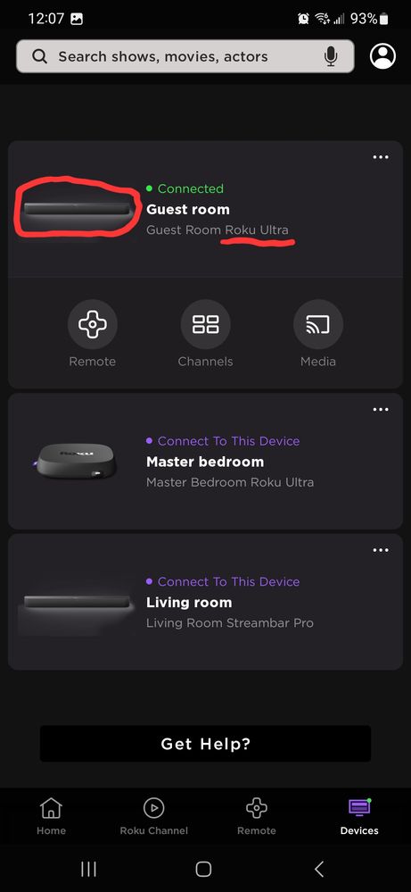 Roku mobile discount app private listening