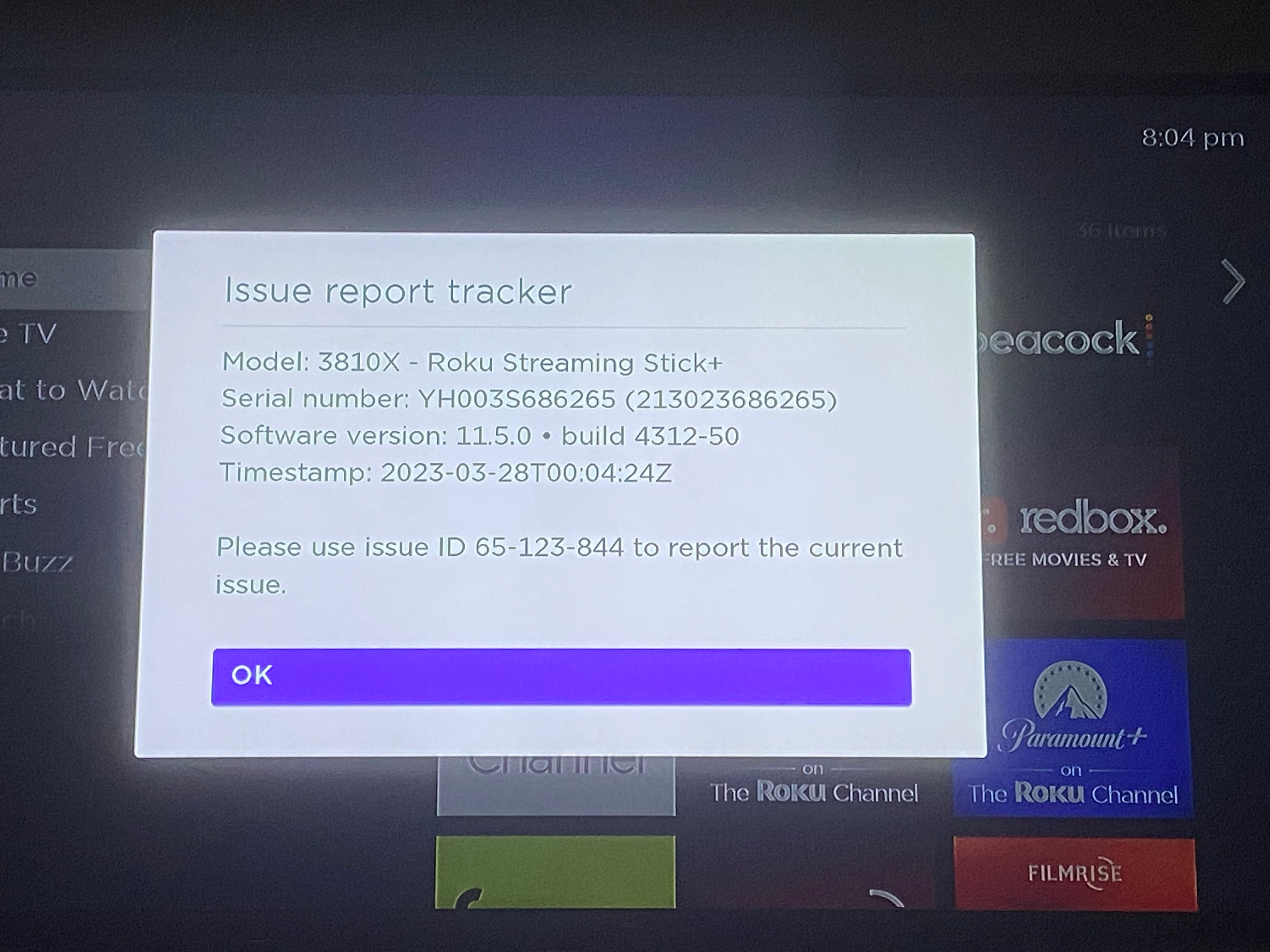 Solved: Can't open any channel, kicked back to home screen - Page 2 - Roku  Community