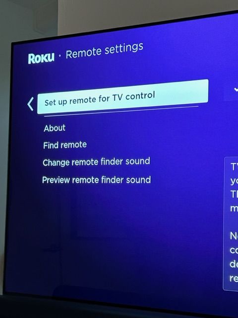 Setting up online a roku remote