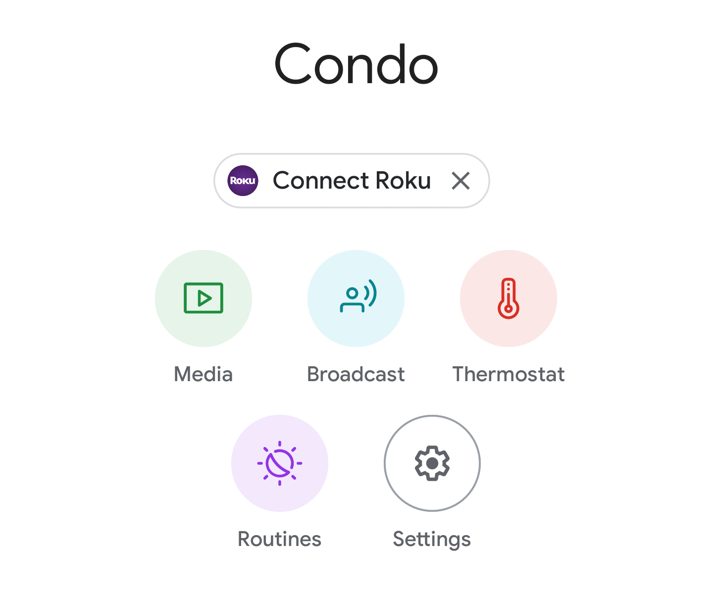 connect roku with google home