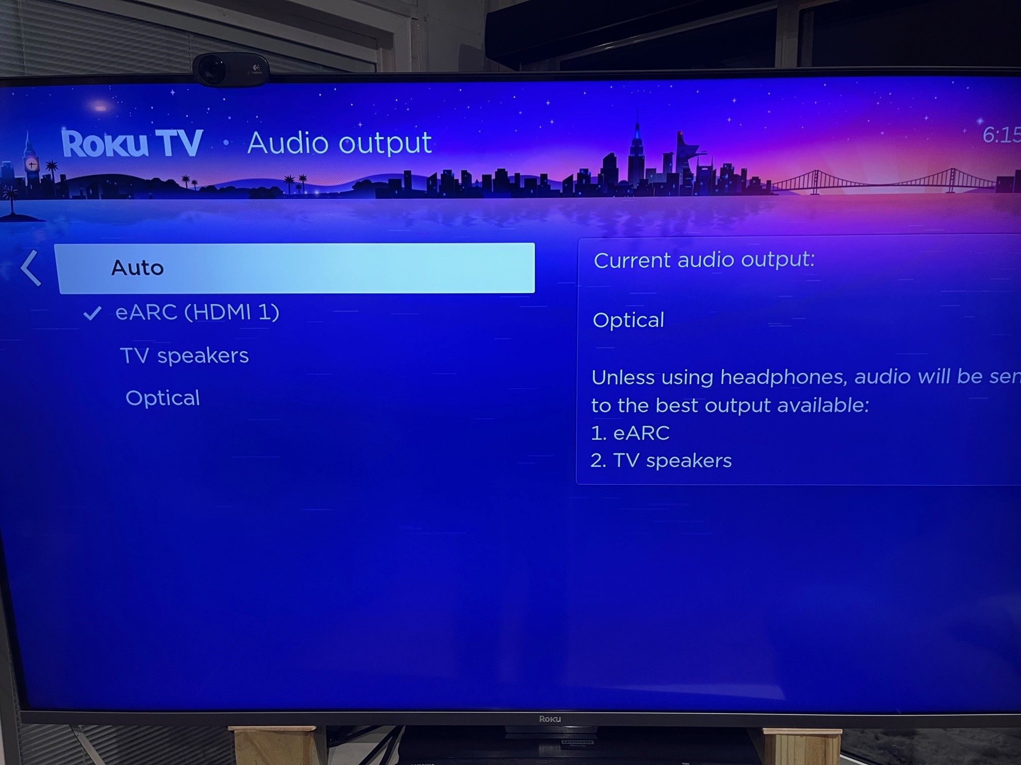 Tcl roku tv digital best sale audio out