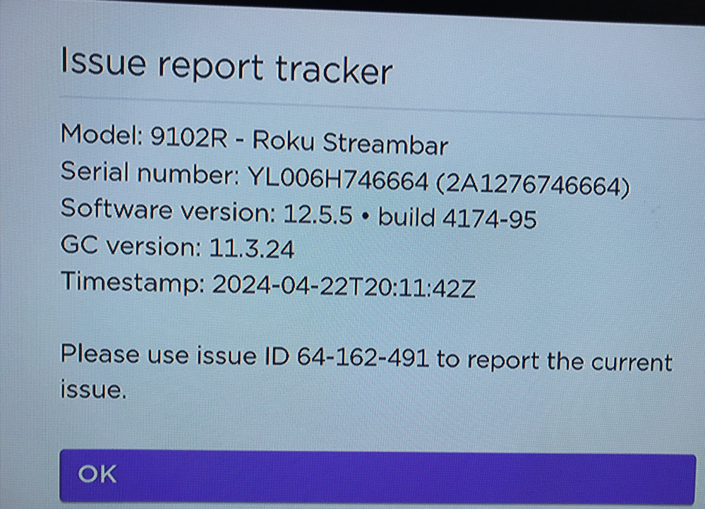 Tracker Issue ID