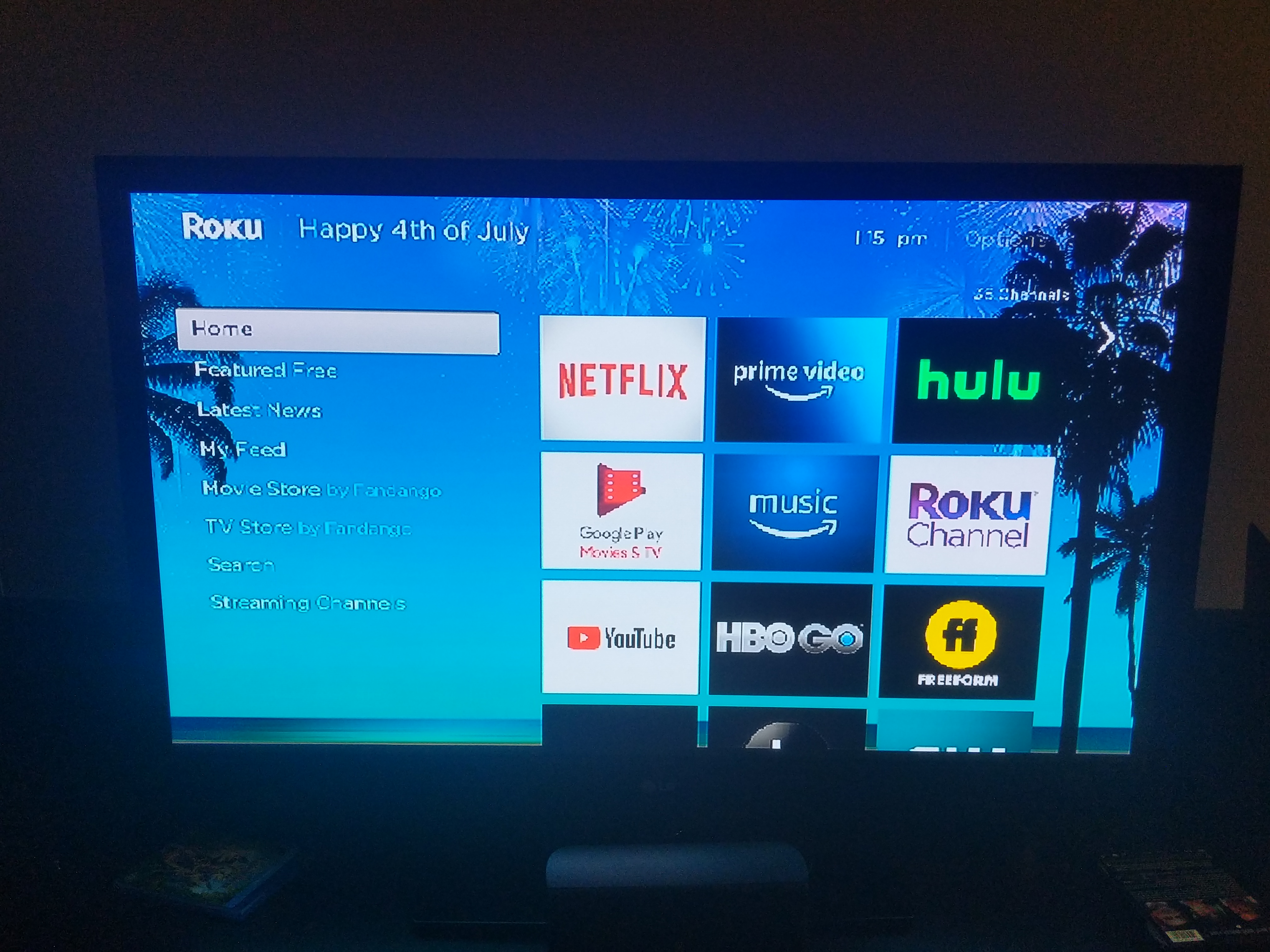 Roku home screen and all channels pixelated - Roku Community