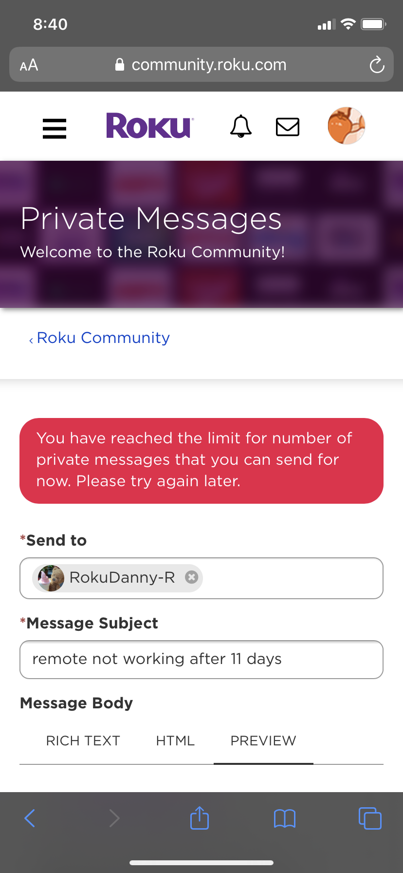 solved-remote-stopped-working-after-11-days-roku-community