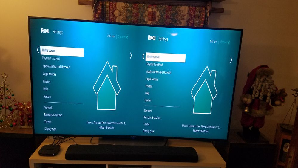 Double screen on Roku Ultra