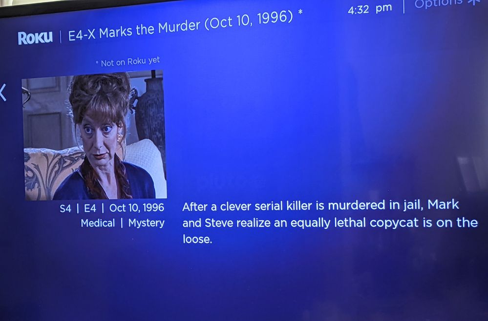 Figure 2. Details page for "Diagnosis: Murder."