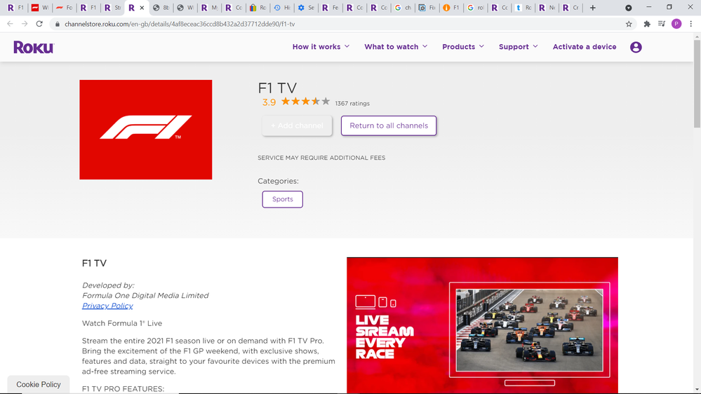 F1 TV on Roku: How to Get It and Start Watching Now