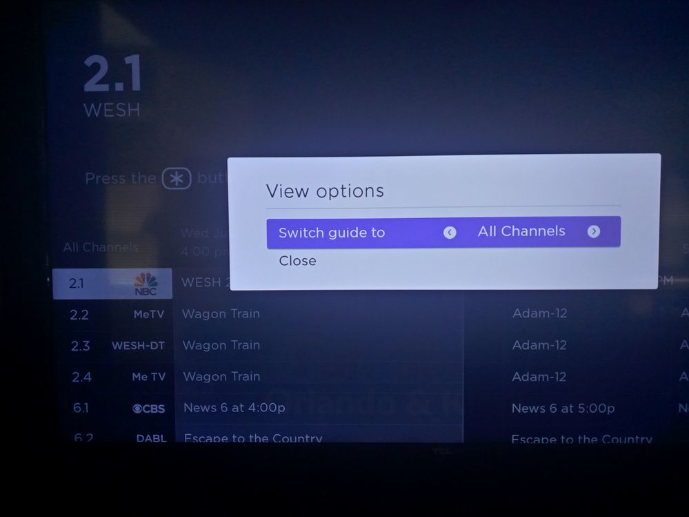 how to Customize the Live TV Channel Guide in Roku... - Roku Community