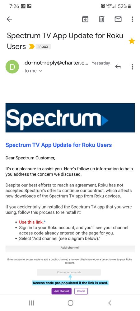 Received an email today: Introducing Spectrum TV Stream : r