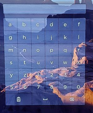 Search keyboard, Natl Park wallpaper