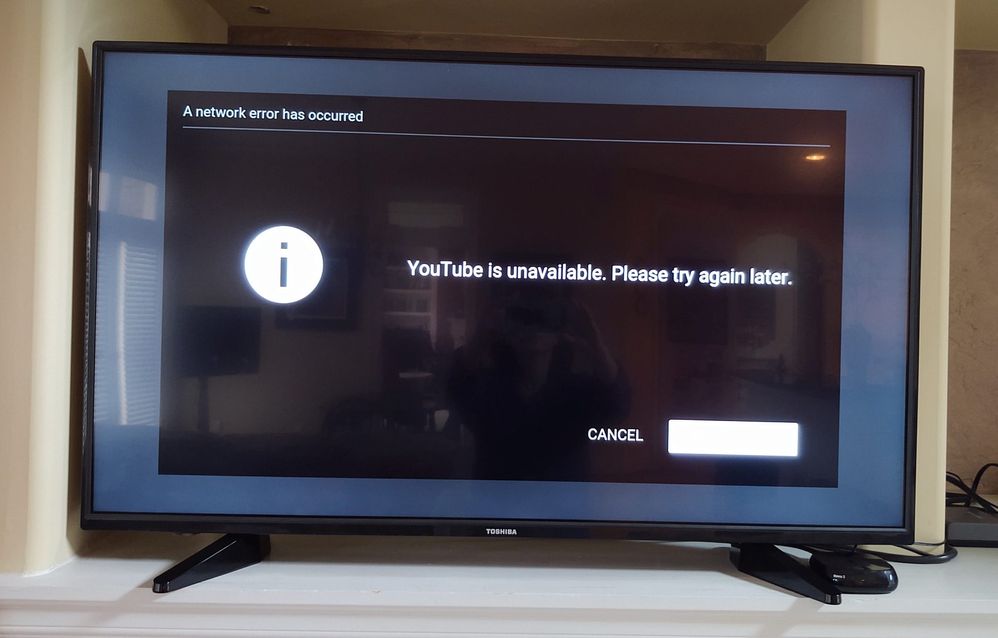 Solved Youtube Network Error Page 2 Roku Community