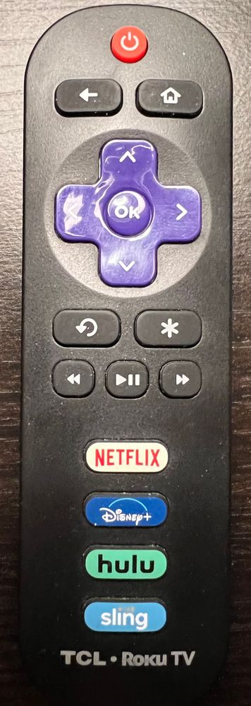 My 2 year old TCL Roku TV remote