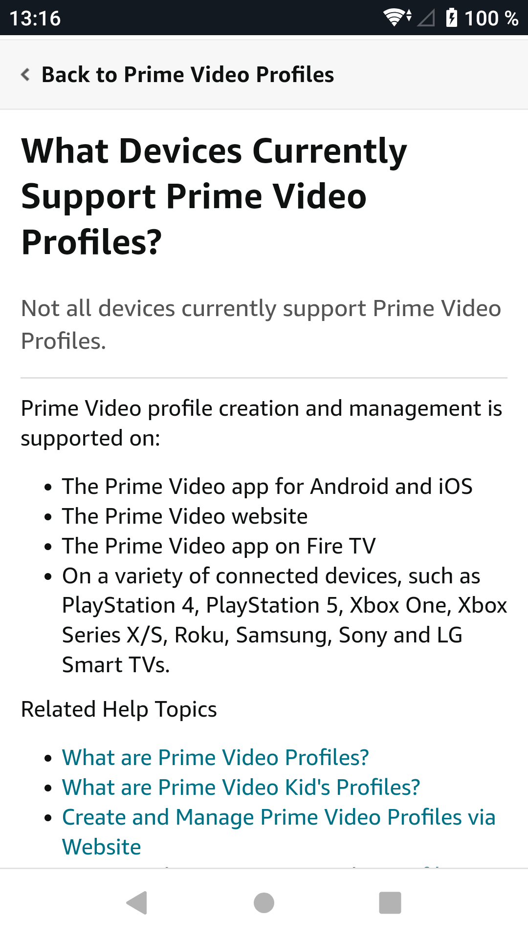 User Profiles now available for  Prime Video users on Roku +