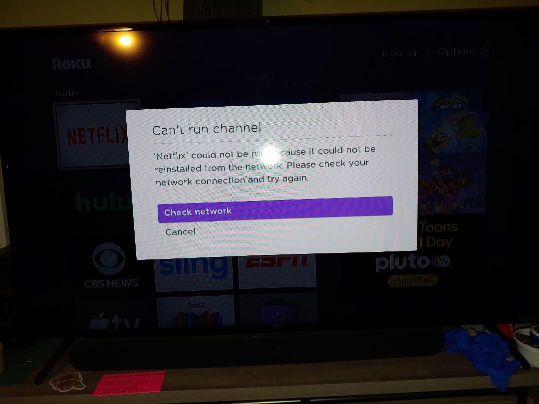 Solved: Os 11.0 Build 4168-91 "channels Could Not Be Run B... - Roku ...