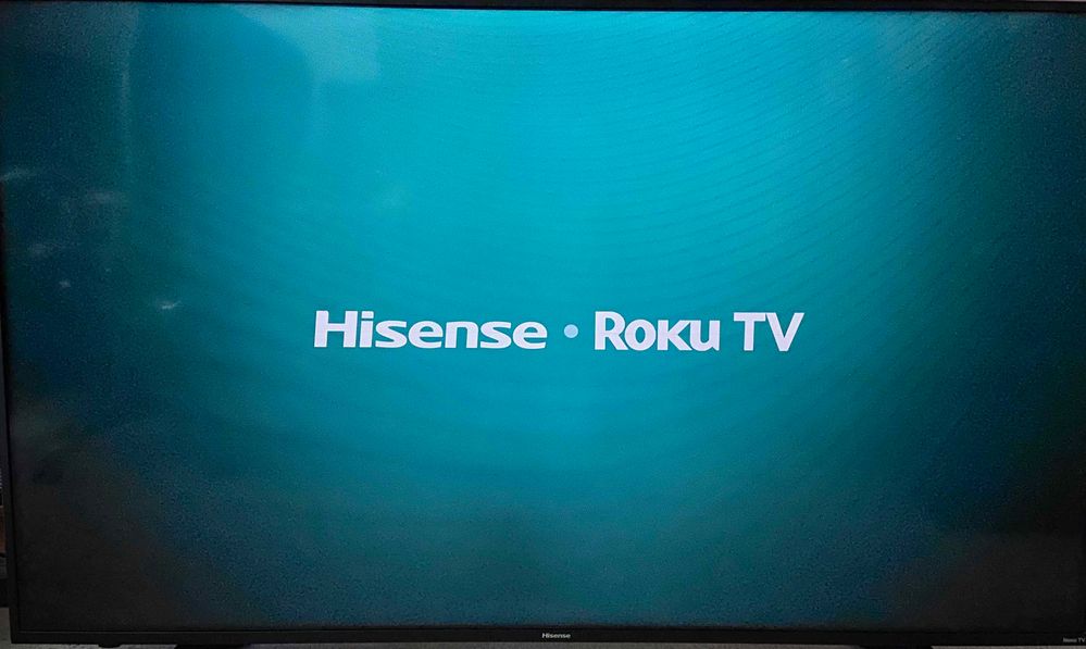 HiSense 58R6E3 TV Splash Screen